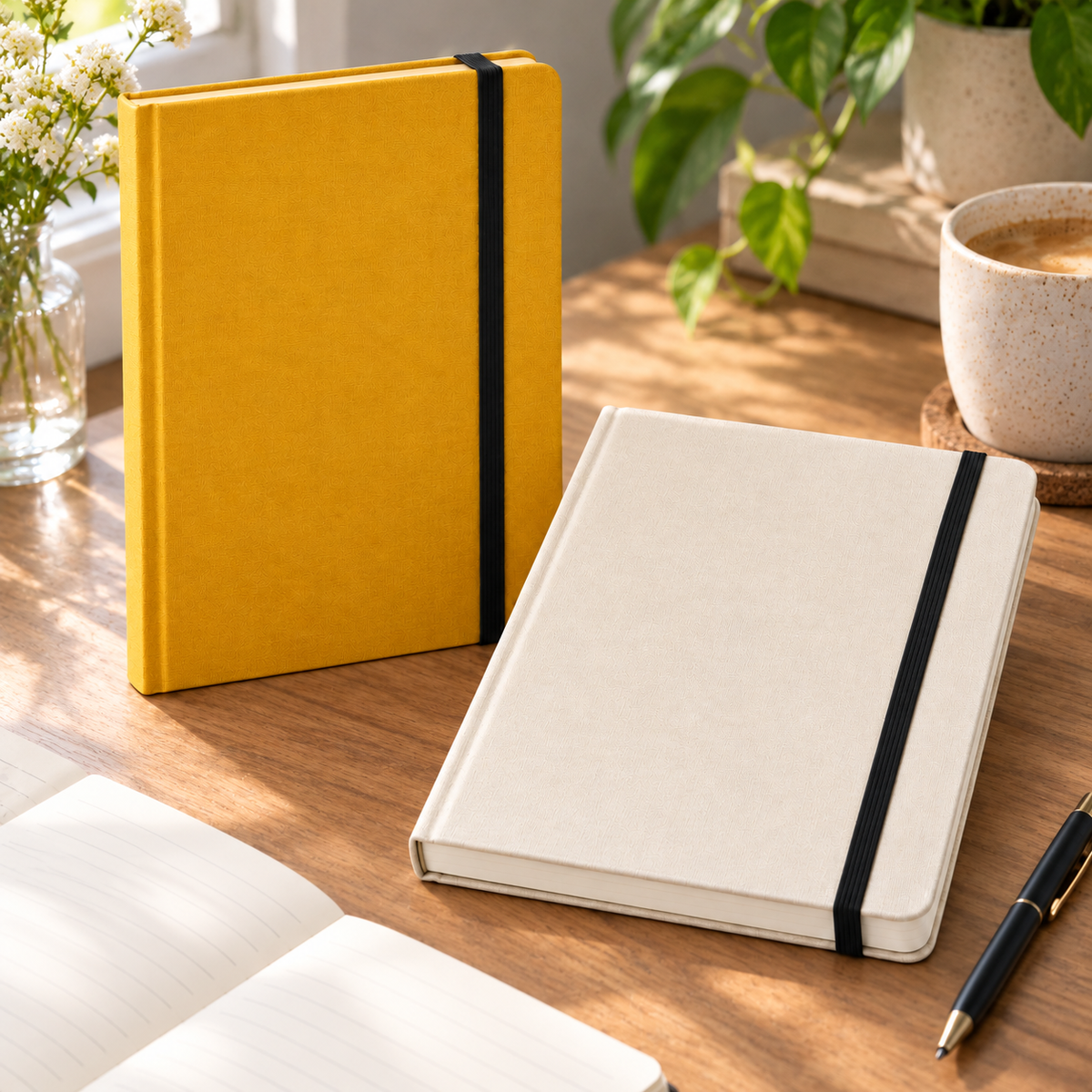 Clothbound Notebook Pair — lifestyle view