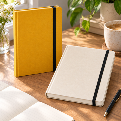 Clothbound Notebook Pair — lifestyle view