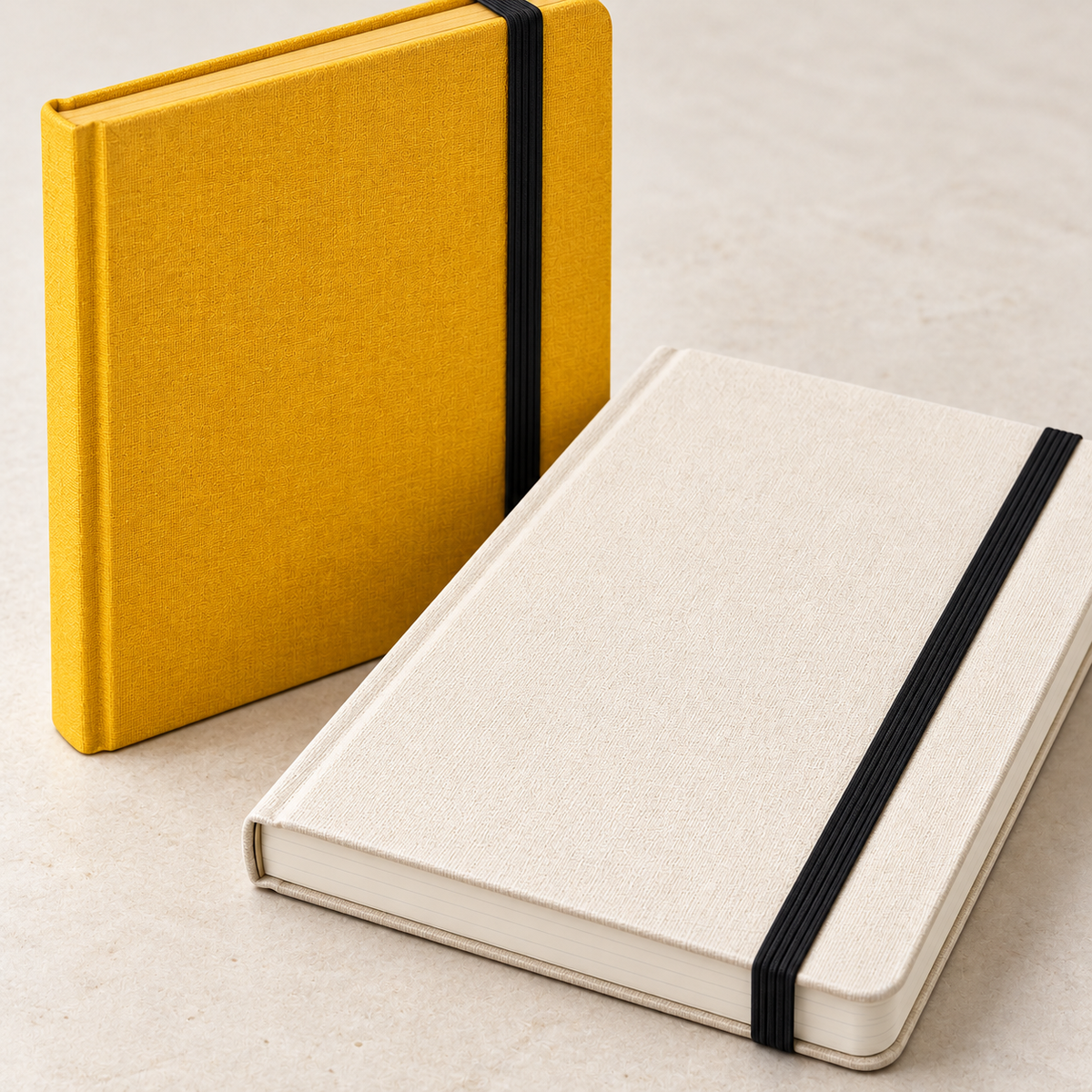 Clothbound Notebook Pair — detail view