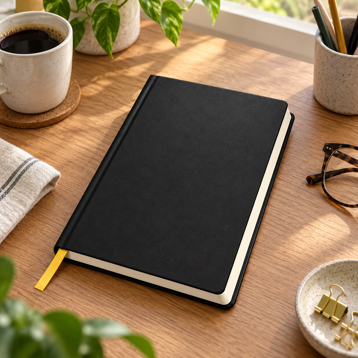 Dot Grid Journal — lifestyle view