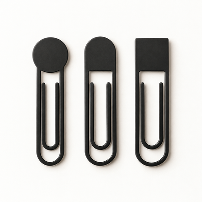 Metal Bookmark Trio — hero view