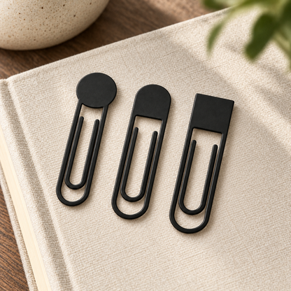 Metal Bookmark Trio — detail view