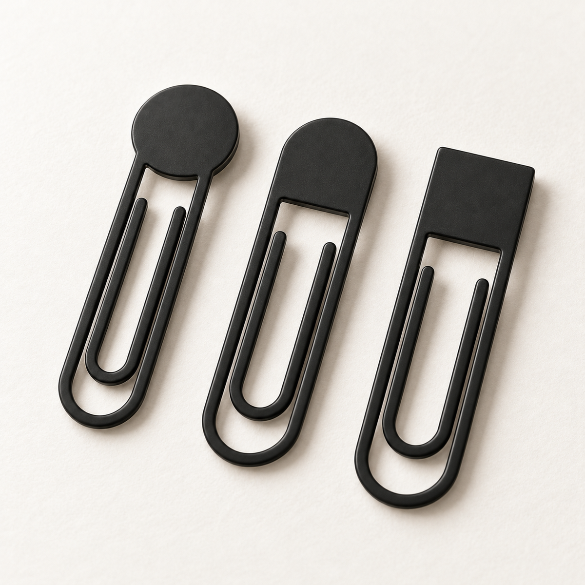 Metal Bookmark Trio — overview view