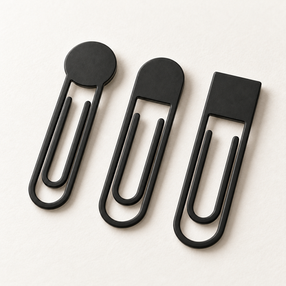 Metal Bookmark Trio — overview view