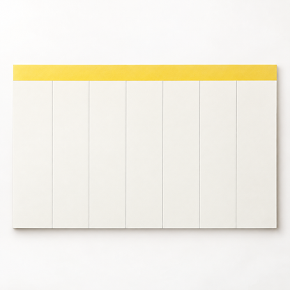 Weekly Desk Planner Pad — hero view