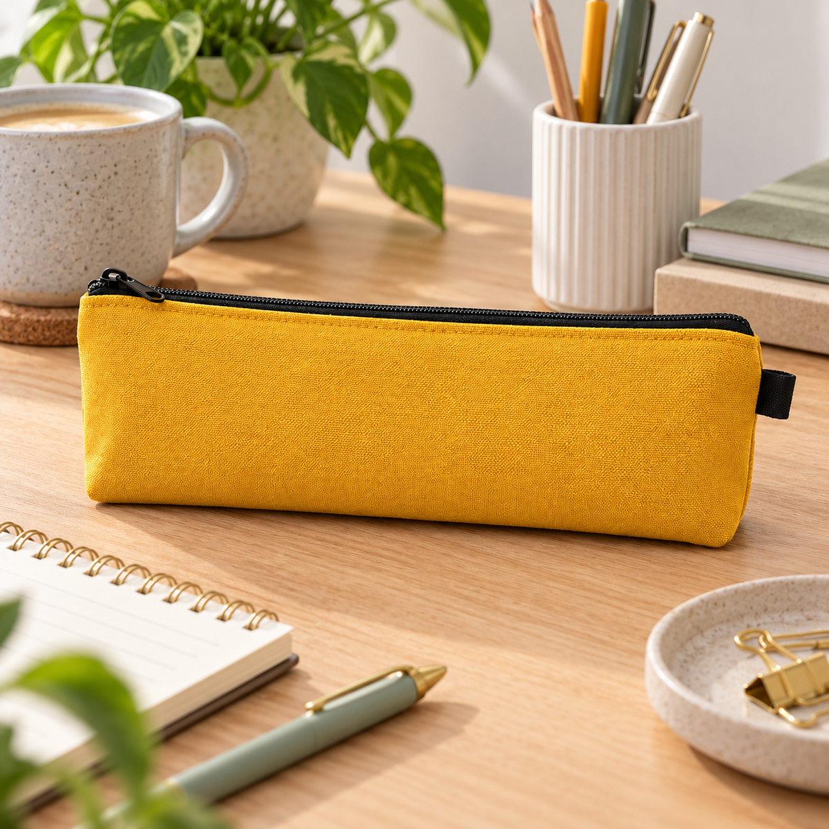 Zip Stationery Pouch — lifestyle view